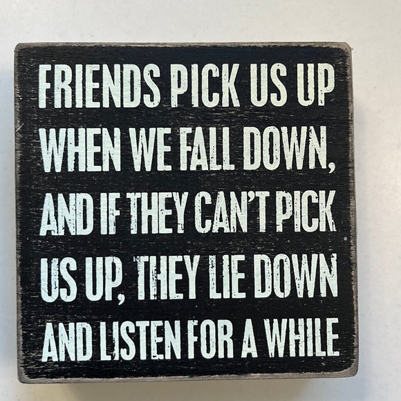 Black and White Friendship Sign - Picture 2 of 3